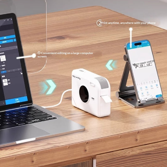 Imprimante d’Étiquettes Bluetooth Portable | NordikHome – Étiquetage Instantané, Sans Fil, Où Que Vous Soyez