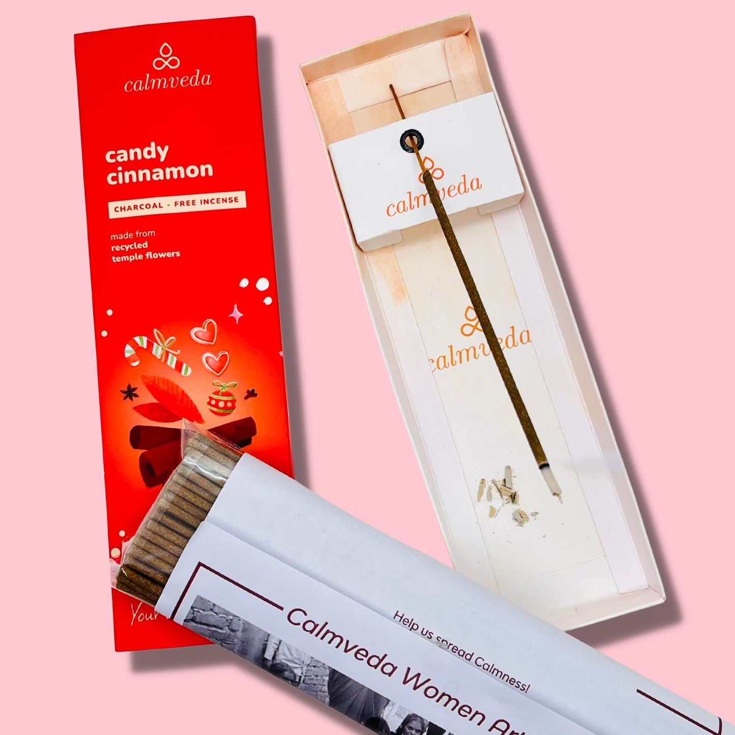 Lot de 80 bâtons d'encens à la sauge blanche pour le nettoyage – Sans charbon de bois, fabriqués à partir de fleurs recyclées | Bâtons d'encens pour nettoyer les énergies négatives | Encens en Baton