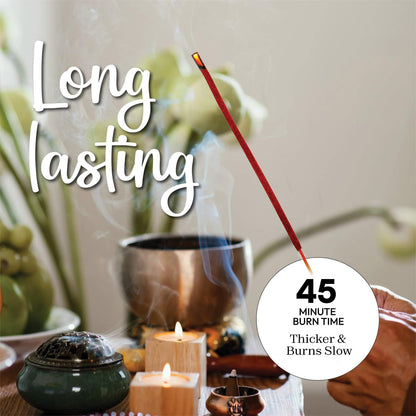 Lot de 80 bâtons d'encens à la sauge blanche pour le nettoyage – Sans charbon de bois, fabriqués à partir de fleurs recyclées | Bâtons d'encens pour nettoyer les énergies négatives | Encens en Baton