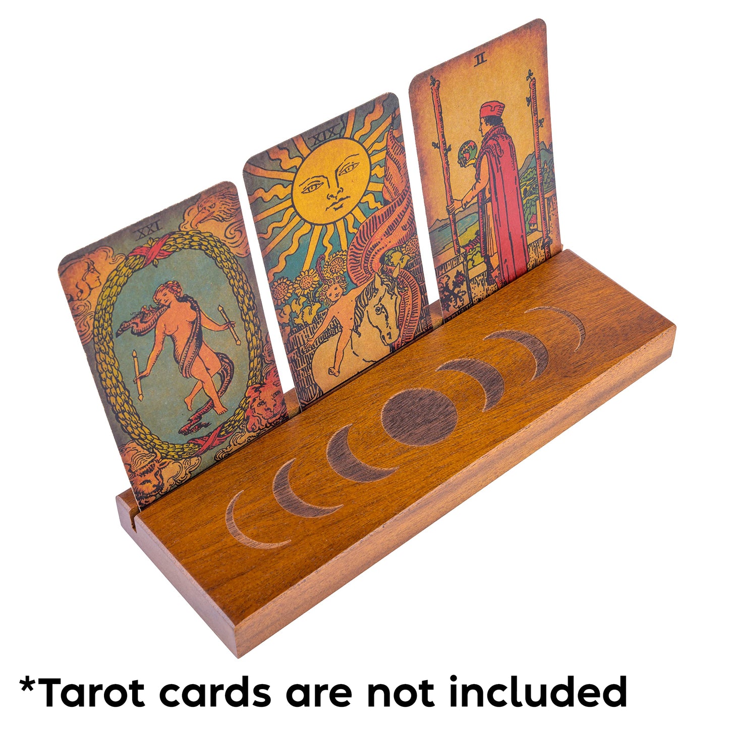 Curawood Support de cartes de tarot – Affichez votre dessin quotidien – Support de cartes de tarot pour affichage – Cadeaux de sorcière, fournitures de sorcellerie – Cadeaux de tarot pour femme –